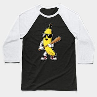 Banana playing baseball fruit lover baseball playser Baseball T-Shirt